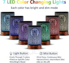 EQUSUPRO Essential Oil Diffuser 150ml Metal Aromatherapy Oil Diffuser - Image 3