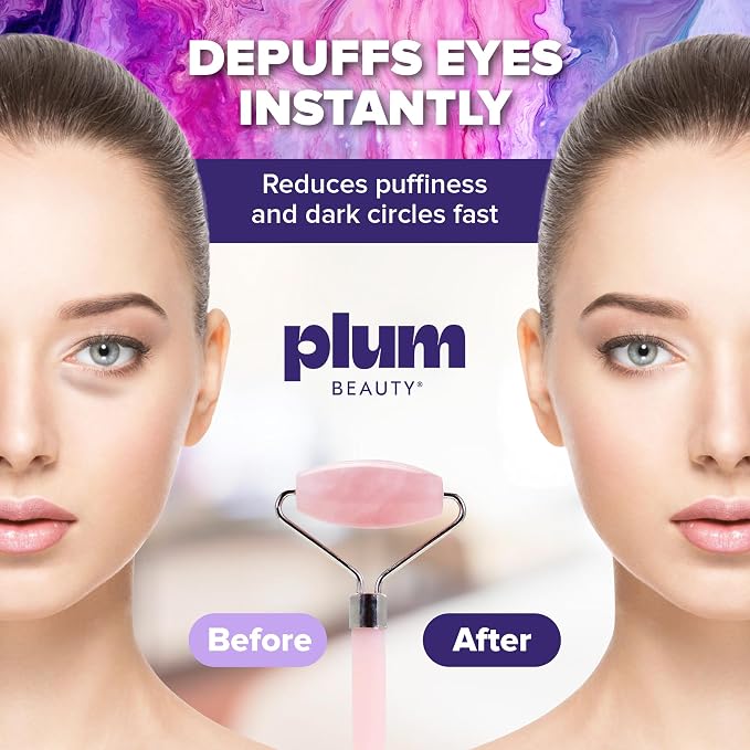 Rose Quartz Face Roller - Image 2