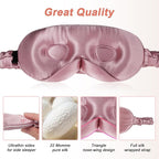 VOCOSTE 22 Momme Pure Silk Sleep Mask - Image 6