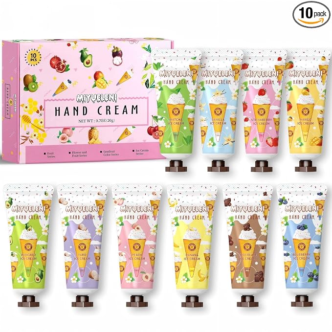 10 Pack Hand Cream Gift Set, Moisturizing Hand Lotion Travel Size, Gifts by Unknown