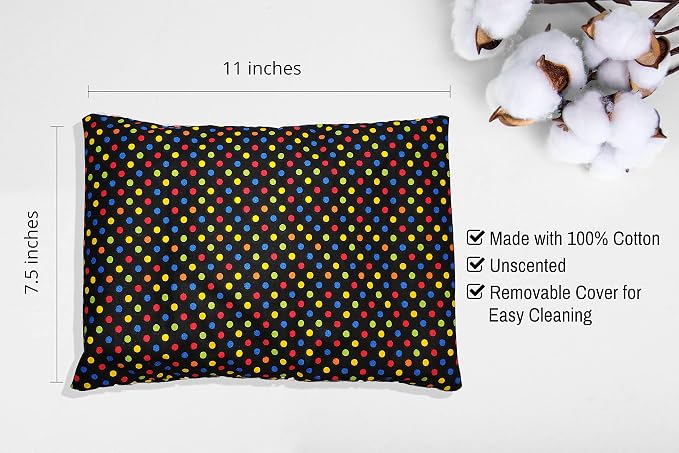 Microwavable Corn Filled Heating Pad and Cold Pack/Washable 100% Cotton Cover - Image 2