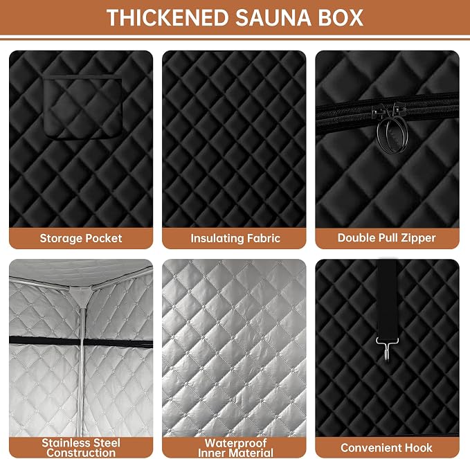 Springspa Portable Steam Sauna Box - Image 5