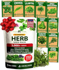 HOME GROWN 10 Herb Seeds for Planting 3, 000+ Non-GMO Heirloom Seeds | Extra by HOMEGROWN