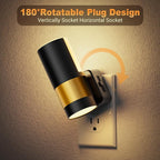JandCase Plug in Night Light, Rotating Night Light - Image 5