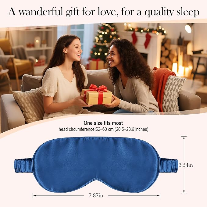 SilkDream 100% Mulberry Silk Sleep Mask Eye Mask - Image 6