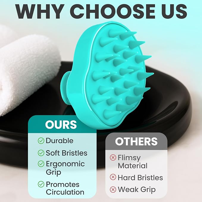RELAXXO Scalp Massager Hair Growth – Exfoliator & Hair Scrubber - Image 6