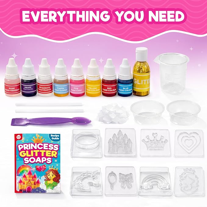Doctor Jupiter Princess Glitter Soap Making Kit - Image 4