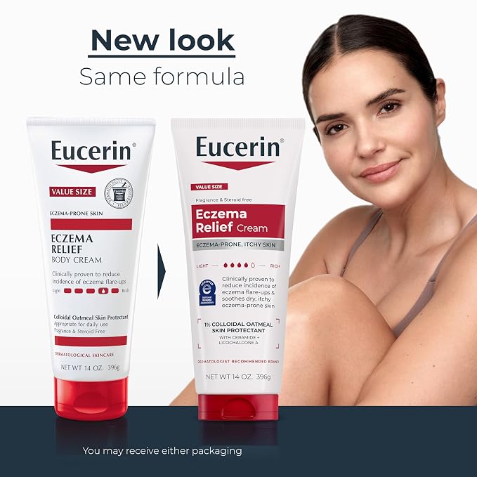 Eucerin Eczema Relief Body Cream, Eczema Cream - Image 2