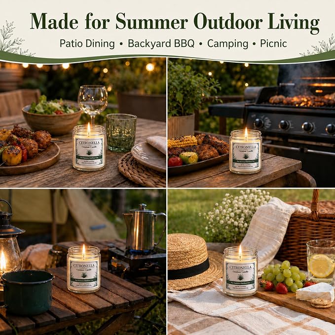 Citronella Candles Outdoor - Image 7