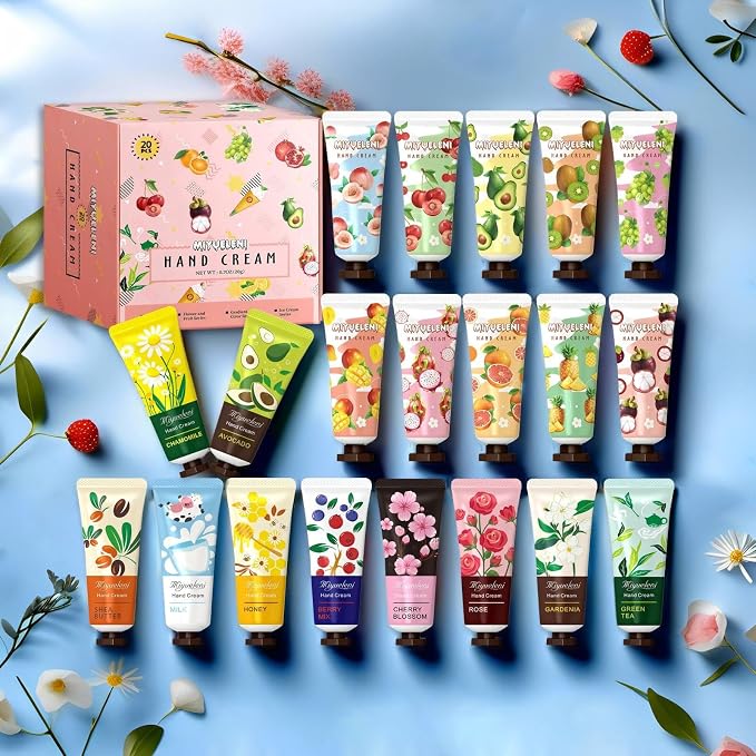 20 Pack Hand Cream Gift Set, Mothers Day Gifts, Moisturizing Hand Lotion - Image 3