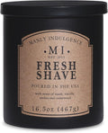 Manly Indulgence Fresh Shave Jar Candle 16.5 oz by ManlyIndulgence