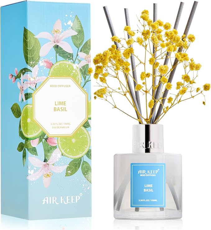 Airkeep Reed Diffuser Set, 3.38 fl oz by Airkeep