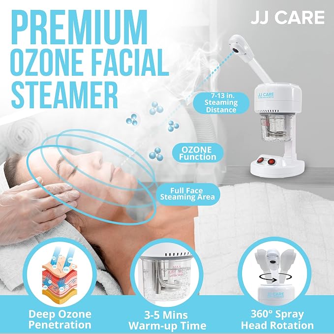 JJ CARE Ozone Facial Steamer Tabletop - Image 4