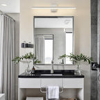 Nickel Bathroom Vanity Light 31.5 inch, 26W Dimmable 5CCT LED Bathroom Light - Image 7