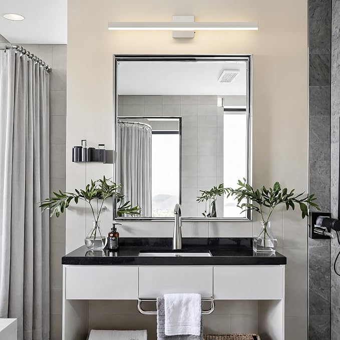 Nickel Bathroom Vanity Light 31.5 inch, 26W Dimmable 5CCT LED Bathroom Light - Image 7