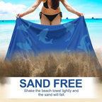 Genovega Oversized Cotton Turkish Beach Towels 72"x36" Lightweight Quick Dry - Image 3