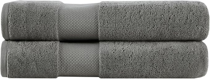 Madison Park Turkish Bath Towel Set 100% Cotton Bath Towel 600GSM Oversized by MADISONPARK