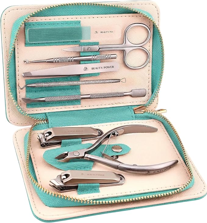 Beauty Power 9 in 1 Professional Manicure Pedicure Set by BeautyPower