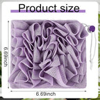6 Pcs Washcloth Loofah Combo, 2 in 1 Bath Loofah Sponge - Image 2