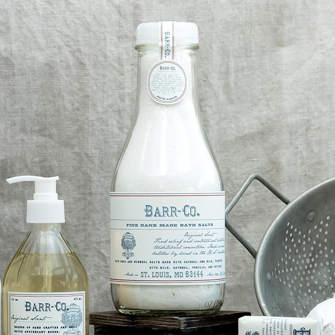 Barr-Co. Original Scent Fine Hand Made Bath Salts, Vanilla Coconut Bath Salts - Image 2