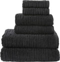 SKL Home CloudSoft 100% Cotton Luxury 6-Piece Towel Set, 600 GSM, Ultra Plush & by SKLHomebySaturdayKnightLtd