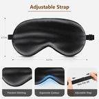 Sleep Mask Silk Eye Mask for Men Sleeping Mask, Adjustable Elastic Strap for - Image 6