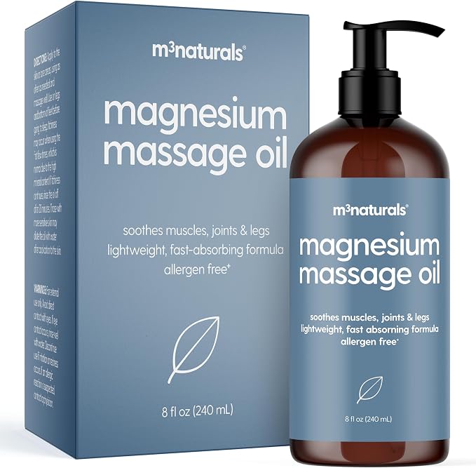 Magnesium Massage Oil for Sore Muscles, Joints and Leg Cramps, Helps - Image 2