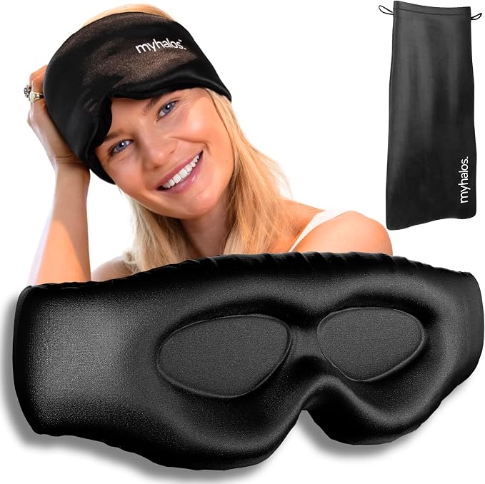 MyHalos 3D Mulberry Silk Sleep Mask by myhalos
