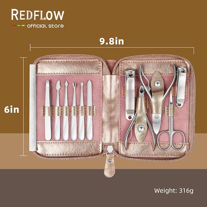 Manicure Set 11 in 1 Stainless Steel Nail Clippers - Image 2