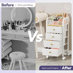 SWTYMIKI Rolling Makeup Organizer Cart - Image 9