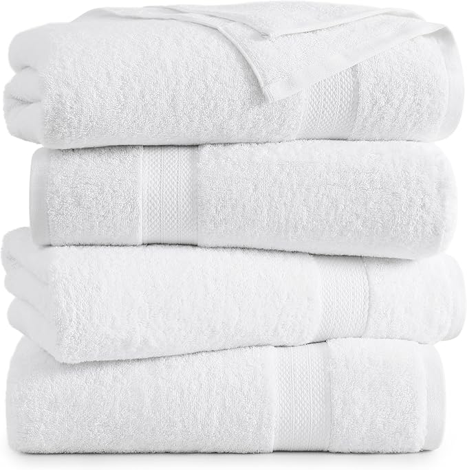 LANE LINEN Set of 4 Bath Towel - Image 2