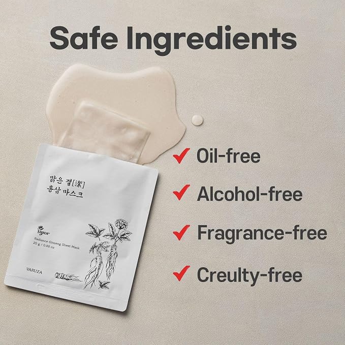 Radiance Ginseng Sheet Masks - Image 3