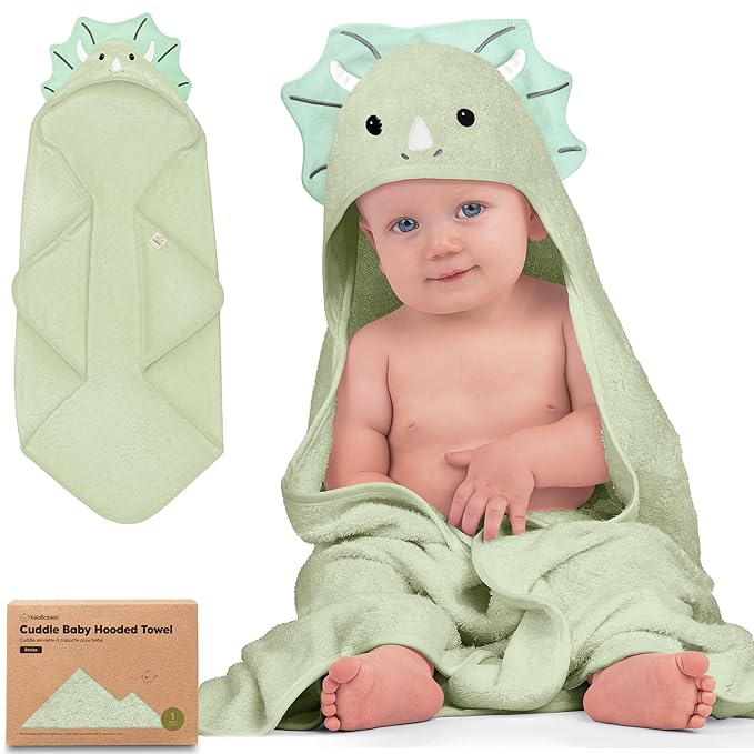 KeaBabies Hooded Baby Towel for Newborn by KeaBabies