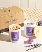 AOOVOO Lavender Scented Candle Set 2 Pack - Image 7