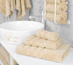 American Soft Linen Premium 3 Piece Towel Set, 1 Bath Towel 1 Hand Towel 1 - Image 2