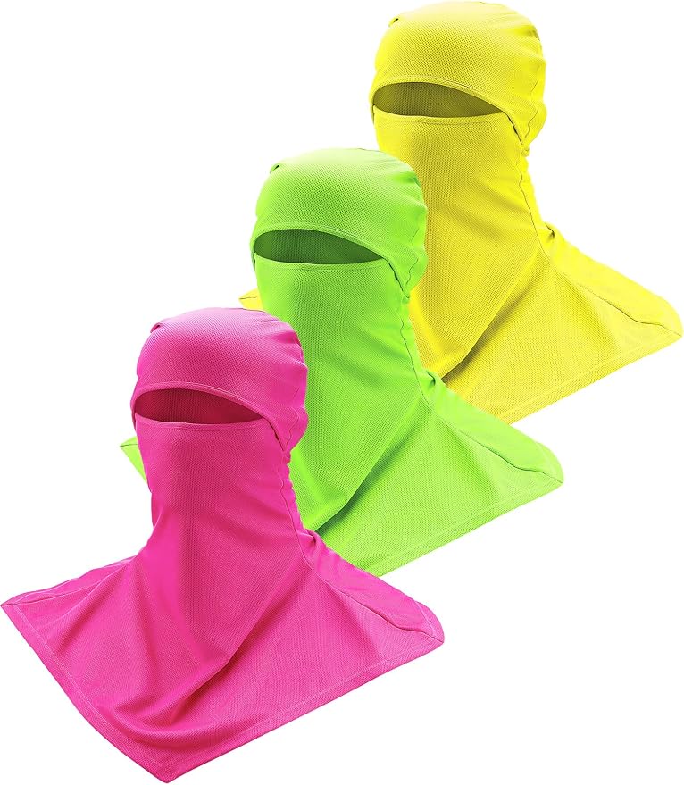 SATINIOR 3 Piece Balaclava Face Cover Sun Protection Neck Cover Summer by SATINIOR