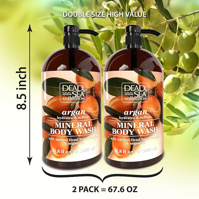 Dead Sea Collection Argan Body Wash - Image 2