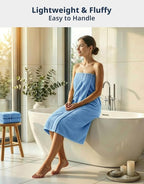 LANE LINEN 100% Cotton 4 Pack Bath Towels - Image 2