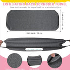 4 Pack Exfoliating Washcloth Back Scrubber Set, 2 Exfoliating Body Scrubber - Image 2