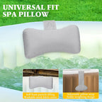 Hot Tub Pillow，Bath Pillow for Headrest，Universal Spa Pillow Height Adjustable - Image 2