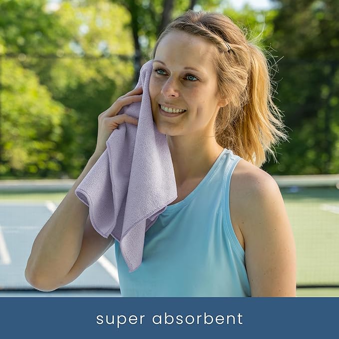 S&T INC. Microfiber Gym Towels, Yoga Towel - Image 2