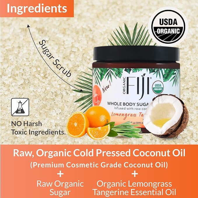 Organic Fiji Whole Body Scrub - Image 6