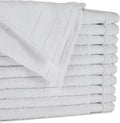 BIOWEAVES 100% Organic Cotton 700 GSM Plush Washcloths 13" x 13" GOTS Certified by BIOWEAVES