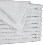 BIOWEAVES 100% Organic Cotton 700 GSM Plush Washcloths 13" x 13" GOTS Certified by BIOWEAVES