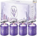 WarmEmbrace Lavender Candles for Home Scented, 30.4 oz Aromatherapy Purple Jar by WarmEmbrace
