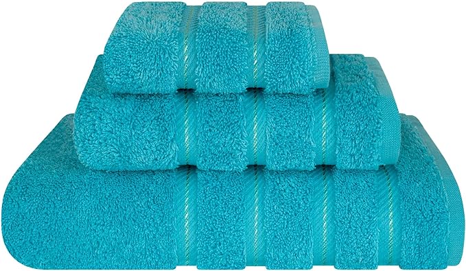 American Soft Linen Premium 3 Piece Towel Set, 1 Bath Towel 1 Hand Towel 1 by AmericanSoftLinen