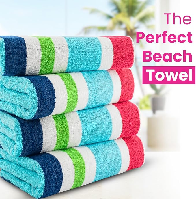 CASA COPENHAGEN Monaco Beach Towels Designed in Denmark Rough and Tough - Image 2