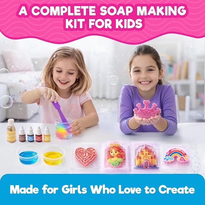 Doctor Jupiter Princess Glitter Soap Making Kit - Image 2