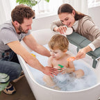 Baby Bath Kneeler and Elbow Rest Pad Set, Bath Kneeling Pad Thick Soft Quick - Image 2