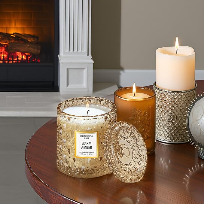 Chloefu LAN Amber Candles, Luxury Candle - Image 4